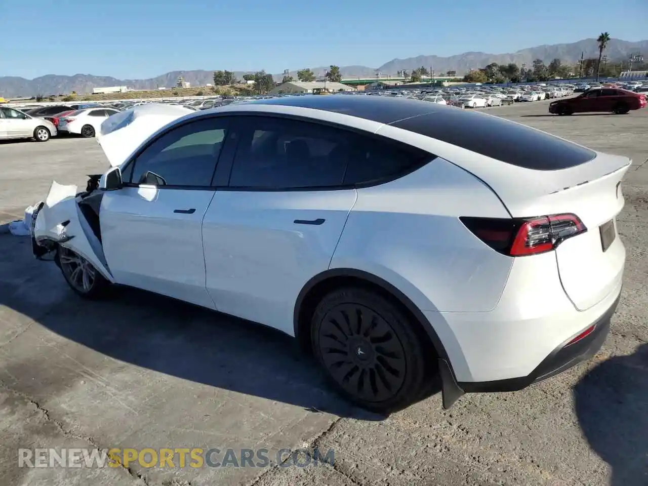 2 Photograph of a damaged car 7SAYGAEE3PF977334 TESLA MODEL Y 2023