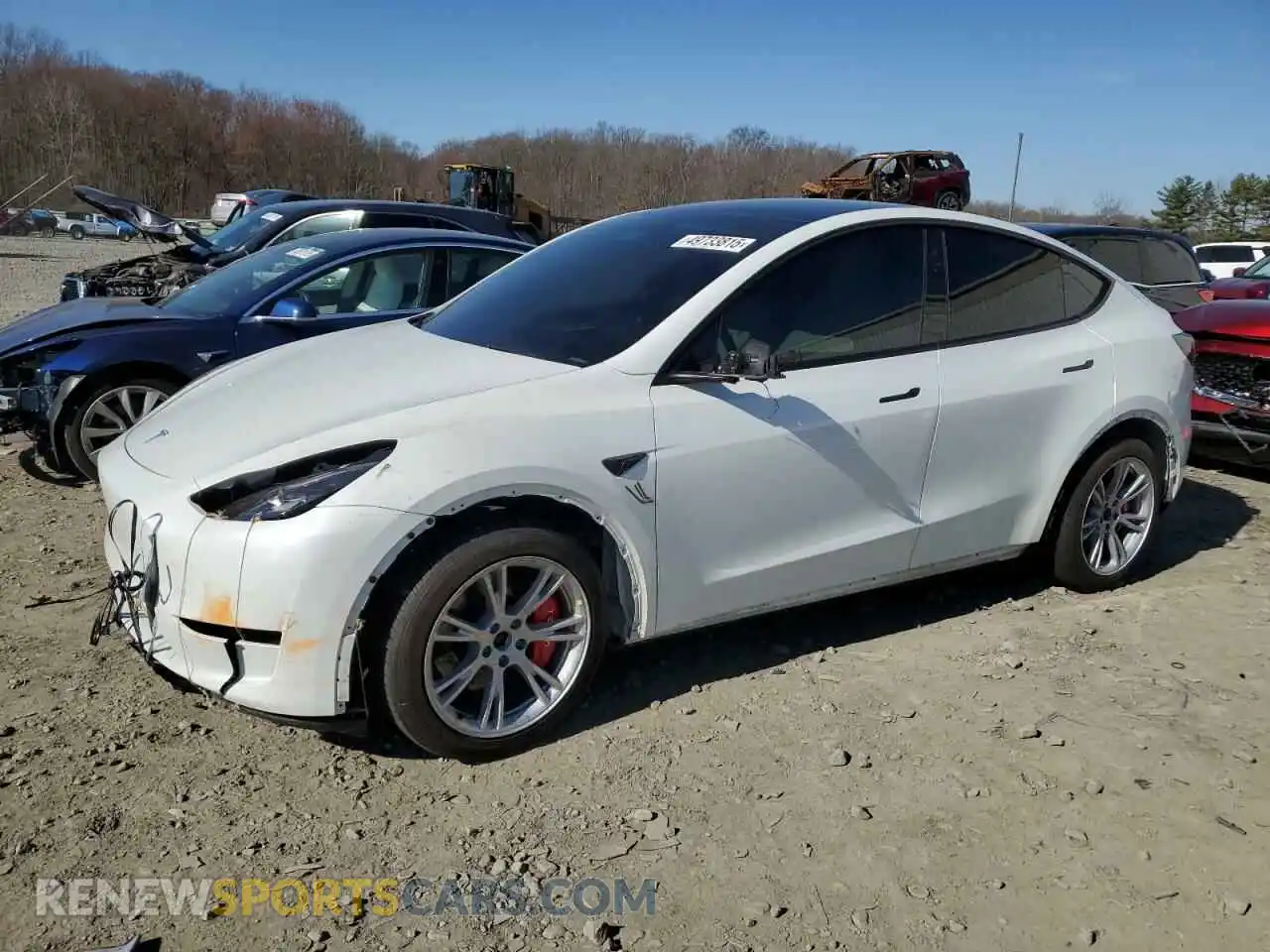 1 fotografías del automóvil dañado 7SAYGAEE4PF594793 TESLA MODEL Y 2023