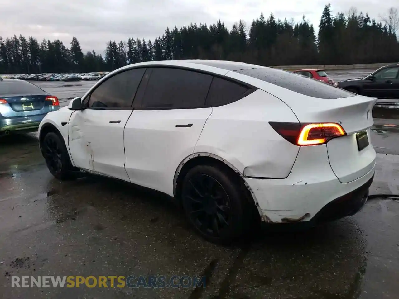 2 Photograph of a damaged car 7SAYGAEE4PF599993 TESLA MODEL Y 2023