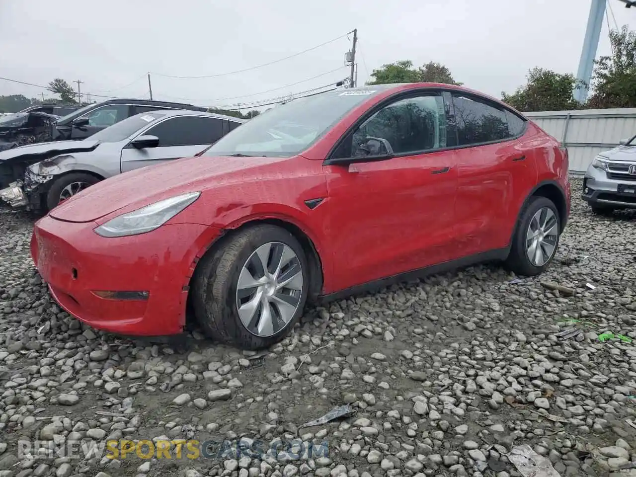 1 Photograph of a damaged car 7SAYGAEE4PF602682 TESLA MODEL Y 2023