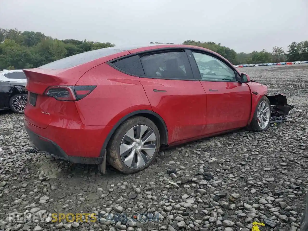 3 Photograph of a damaged car 7SAYGAEE4PF602682 TESLA MODEL Y 2023