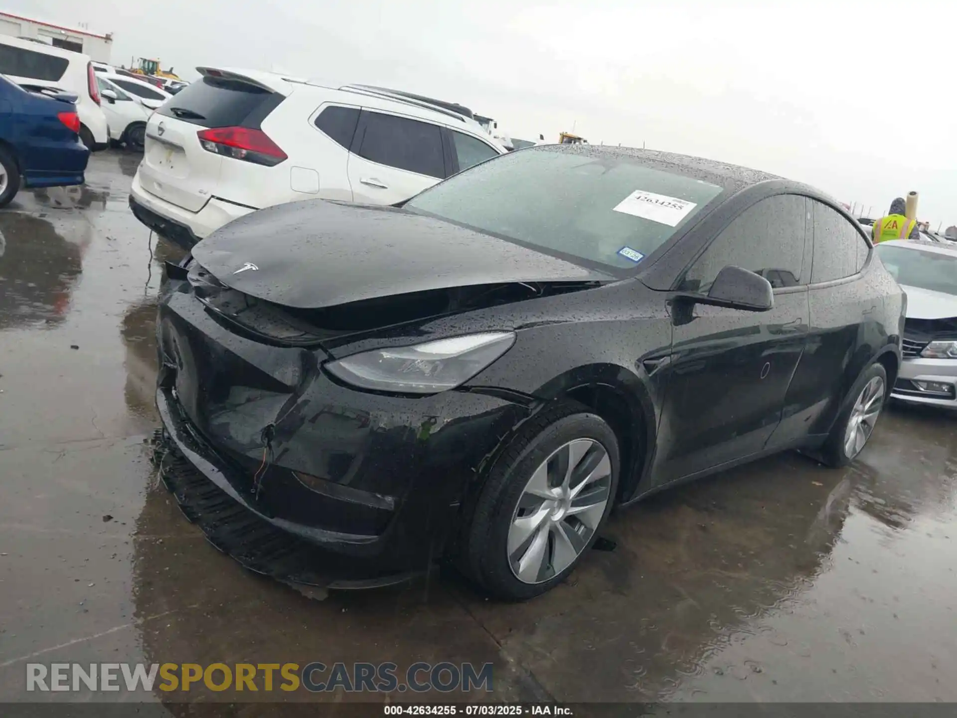 2 Photograph of a damaged car 7SAYGAEE4PF660405 TESLA MODEL Y 2023