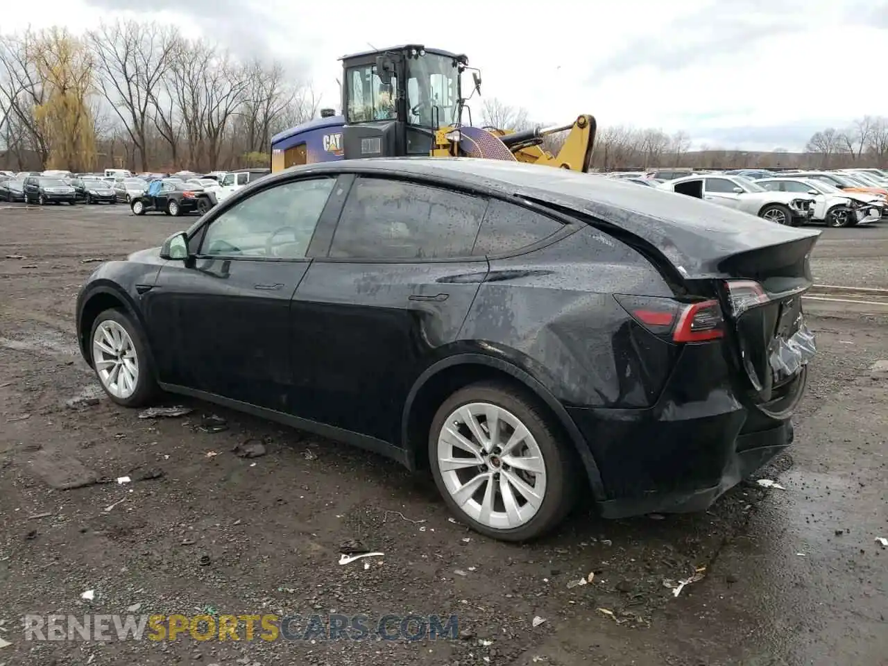 2 Photograph of a damaged car 7SAYGAEE4PF693484 TESLA MODEL Y 2023