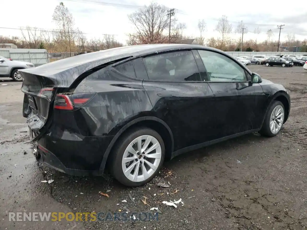 3 Photograph of a damaged car 7SAYGAEE4PF693484 TESLA MODEL Y 2023