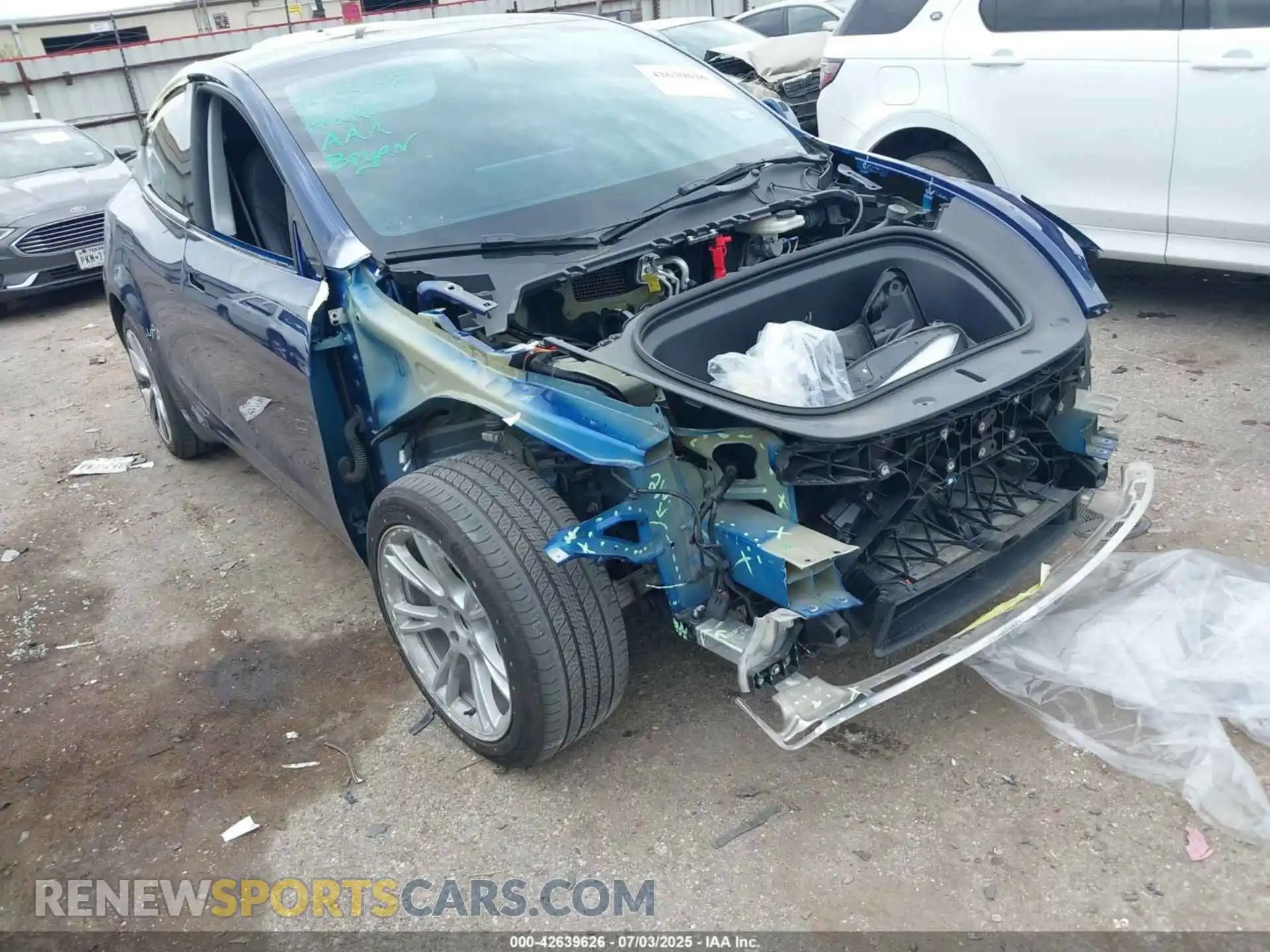 1 Photograph of a damaged car 7SAYGAEE4PF757734 TESLA MODEL Y 2023