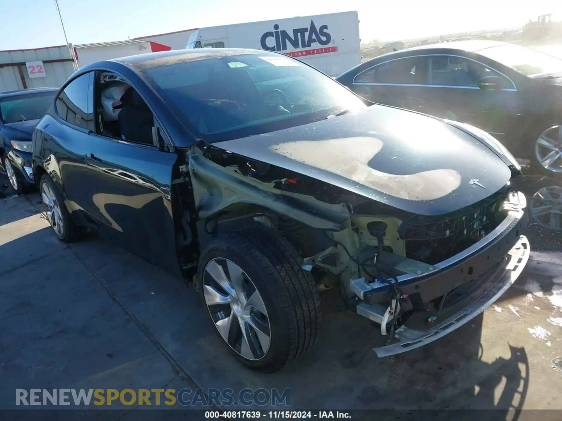 1 Photograph of a damaged car 7SAYGAEE4PF797666 TESLA MODEL Y 2023