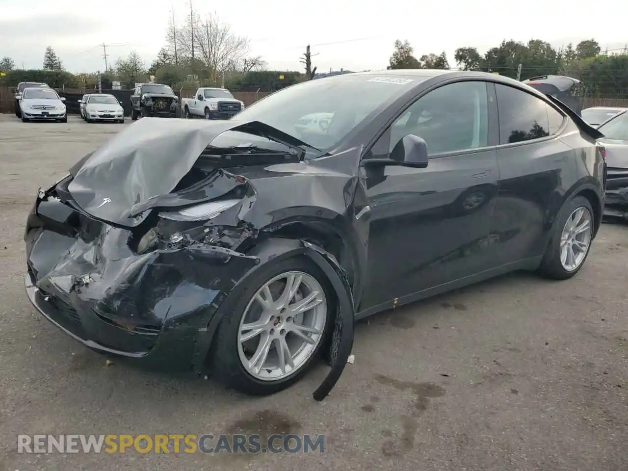 1 Photograph of a damaged car 7SAYGAEE4PF833159 TESLA MODEL Y 2023