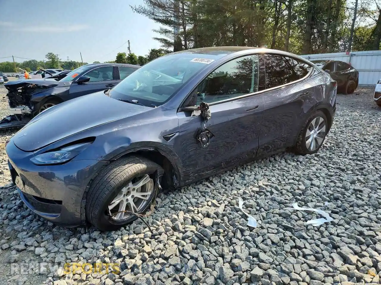 1 Photograph of a damaged car 7SAYGAEE4PF844193 TESLA MODEL Y 2023