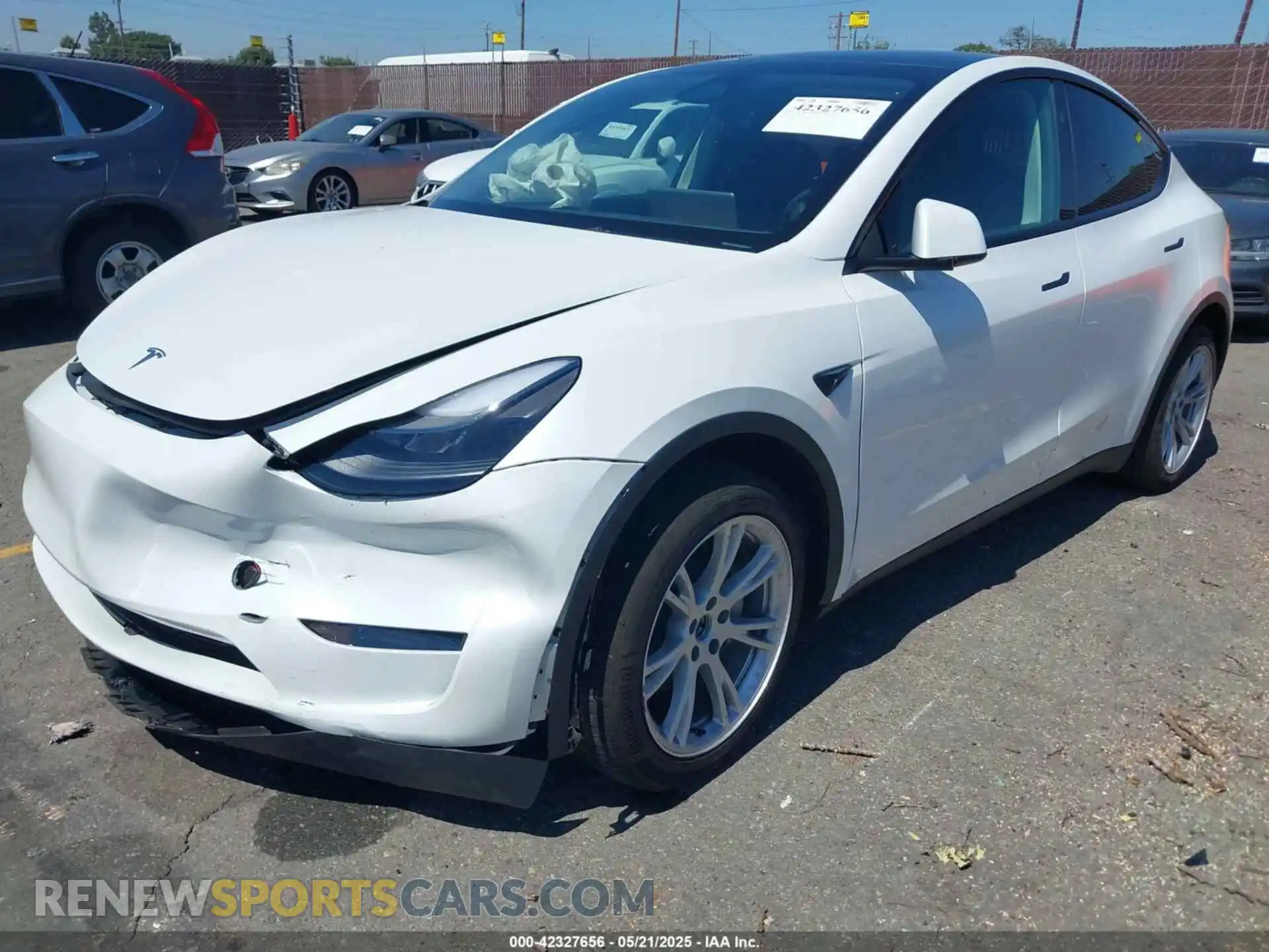 2 Photograph of a damaged car 7SAYGAEE4PF851063 TESLA MODEL Y 2023