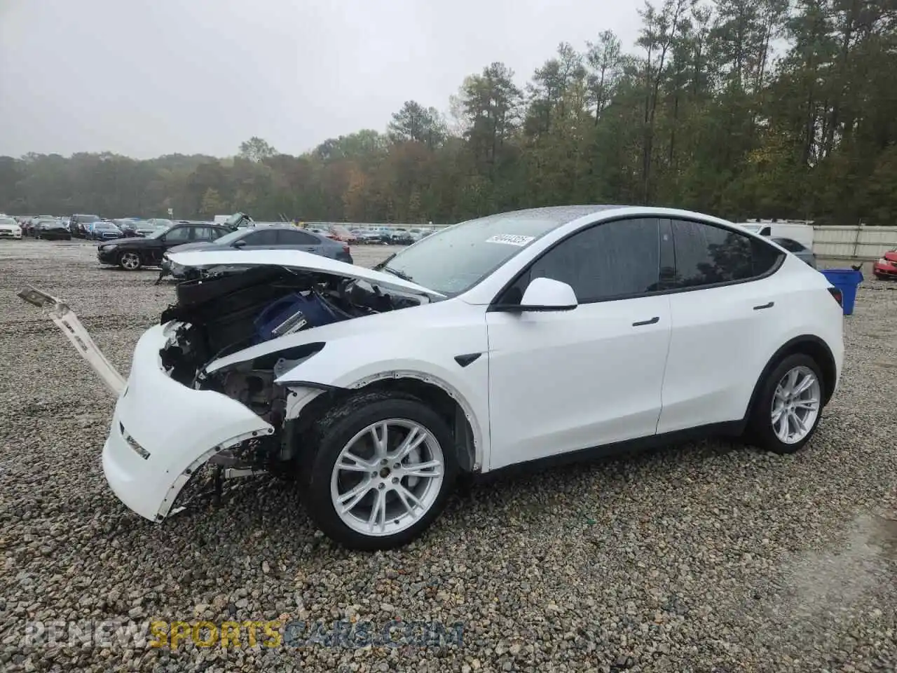1 Photograph of a damaged car 7SAYGAEE4PF931561 TESLA MODEL Y 2023
