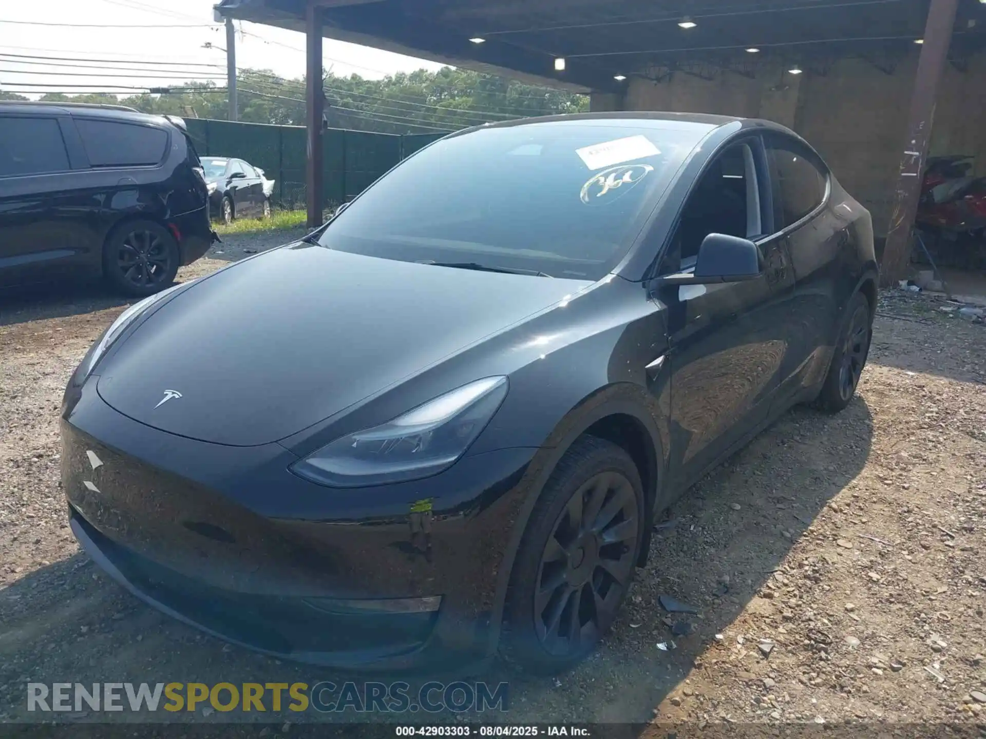 2 Photograph of a damaged car 7SAYGAEE4PF940258 TESLA MODEL Y 2023