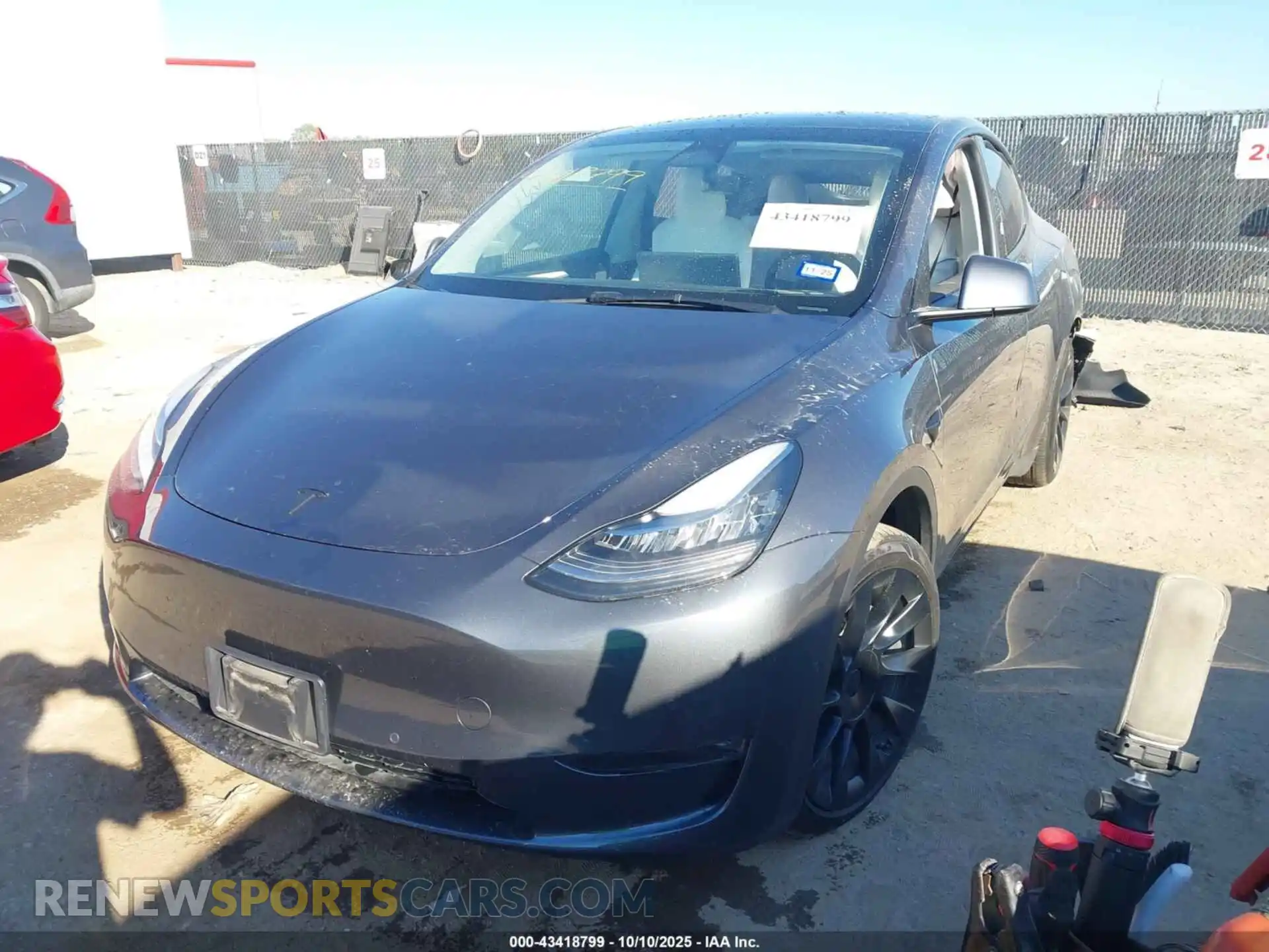 2 Photograph of a damaged car 7SAYGAEE5PF584659 TESLA MODEL Y 2023