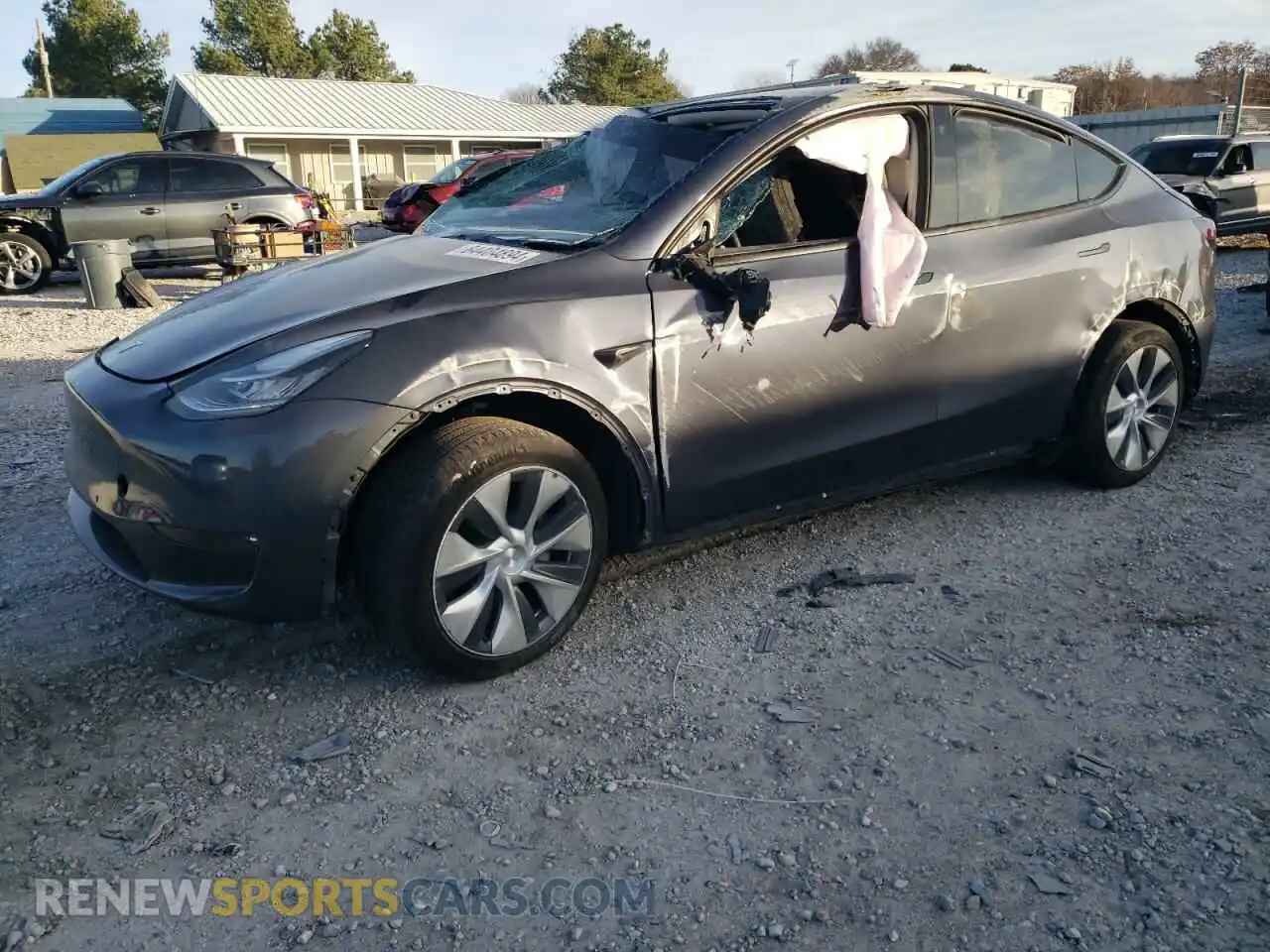 1 Photograph of a damaged car 7SAYGAEE5PF588999 TESLA MODEL Y 2023