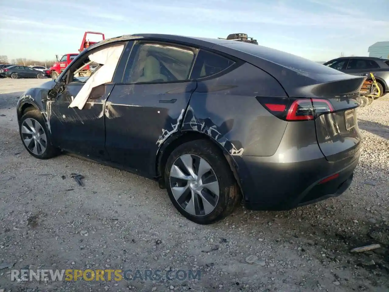 2 Photograph of a damaged car 7SAYGAEE5PF588999 TESLA MODEL Y 2023