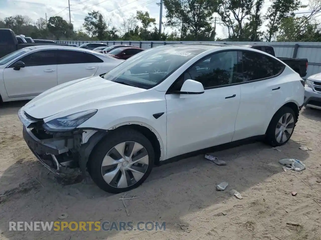 1 Photograph of a damaged car 7SAYGAEE5PF603999 TESLA MODEL Y 2023