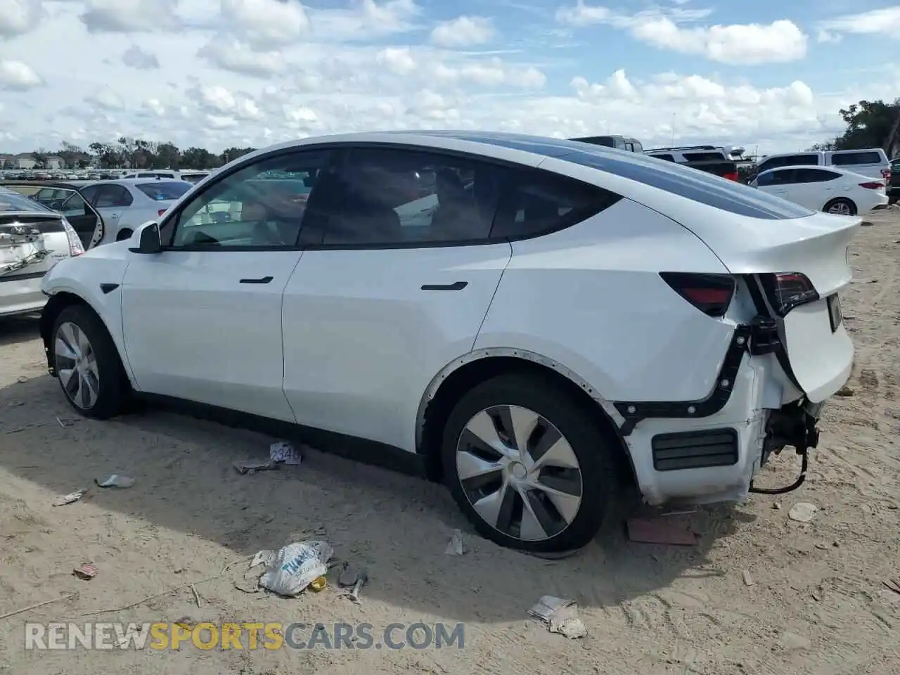 2 Photograph of a damaged car 7SAYGAEE5PF603999 TESLA MODEL Y 2023