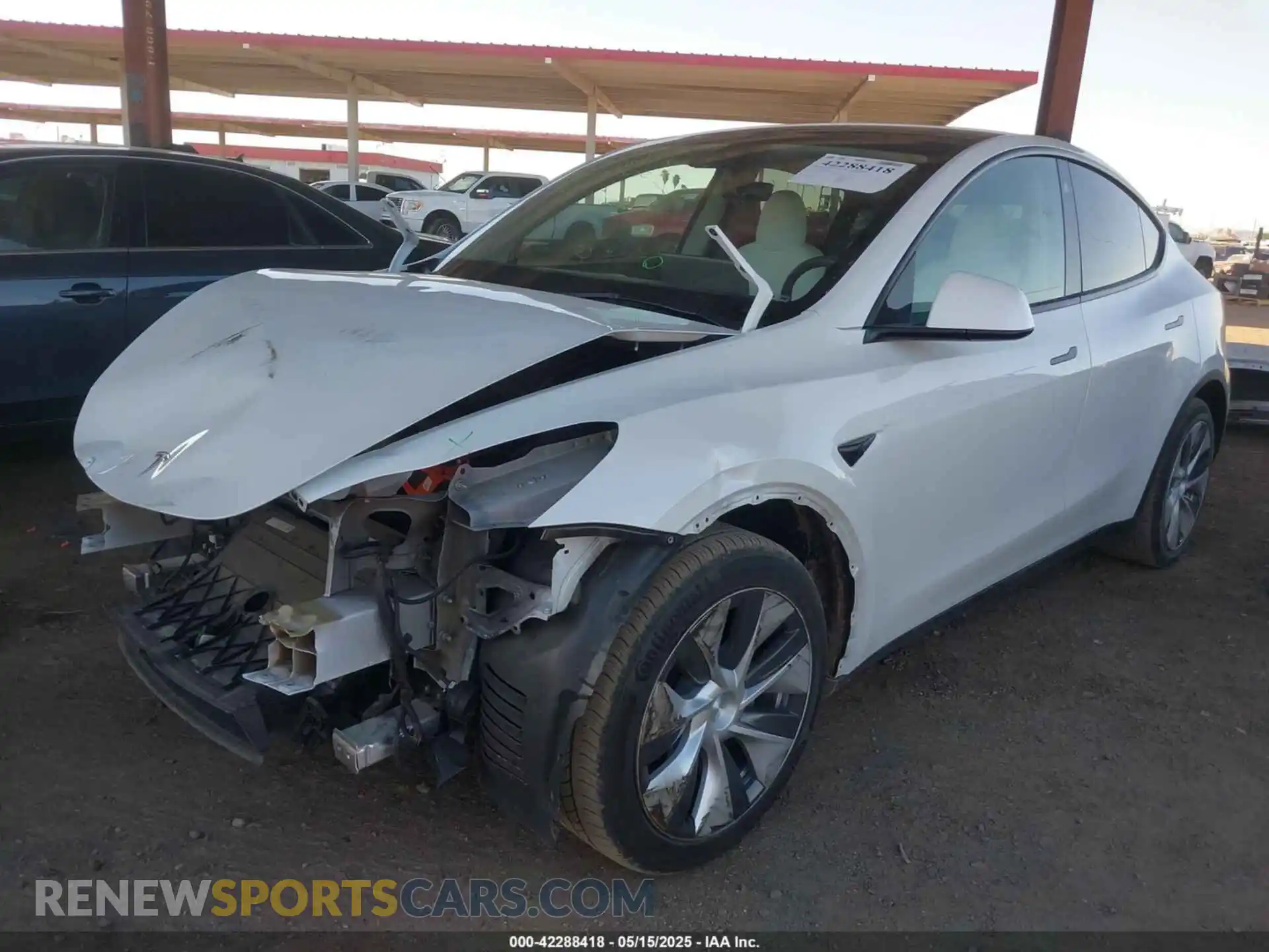 2 Photograph of a damaged car 7SAYGAEE5PF642138 TESLA MODEL Y 2023