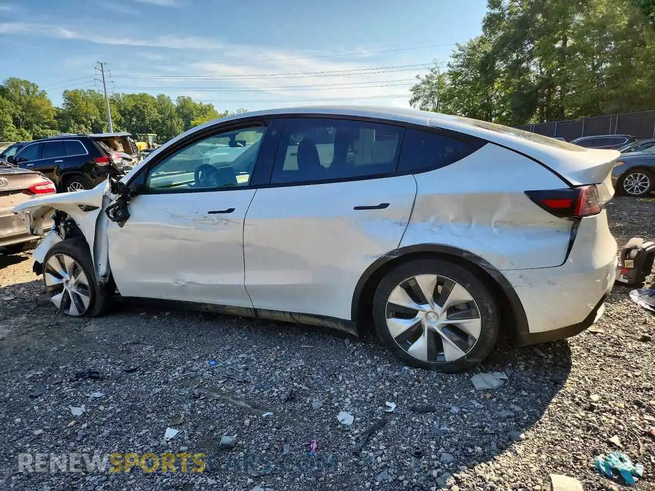 2 Фотография поврежденного автомобиля 7SAYGAEE5PF688696 TESLA MODEL Y 2023