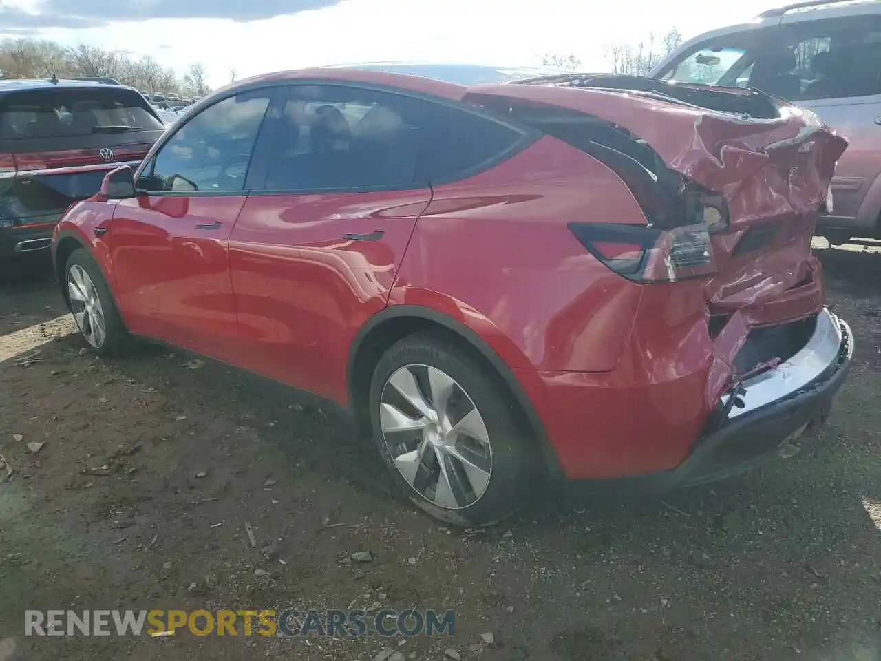 2 Фотография поврежденного автомобиля 7SAYGAEE5PF757631 TESLA MODEL Y 2023