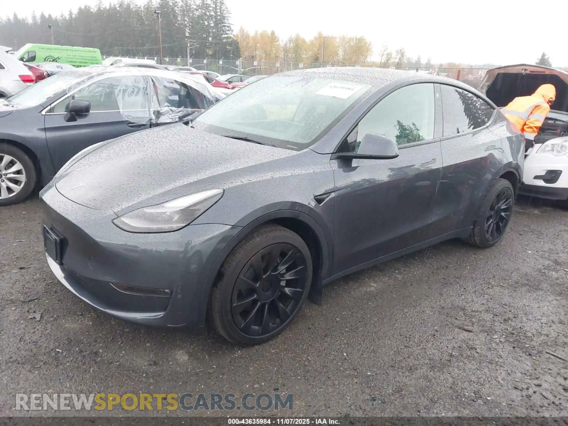 2 Photograph of a damaged car 7SAYGAEE5PF760464 TESLA MODEL Y 2023