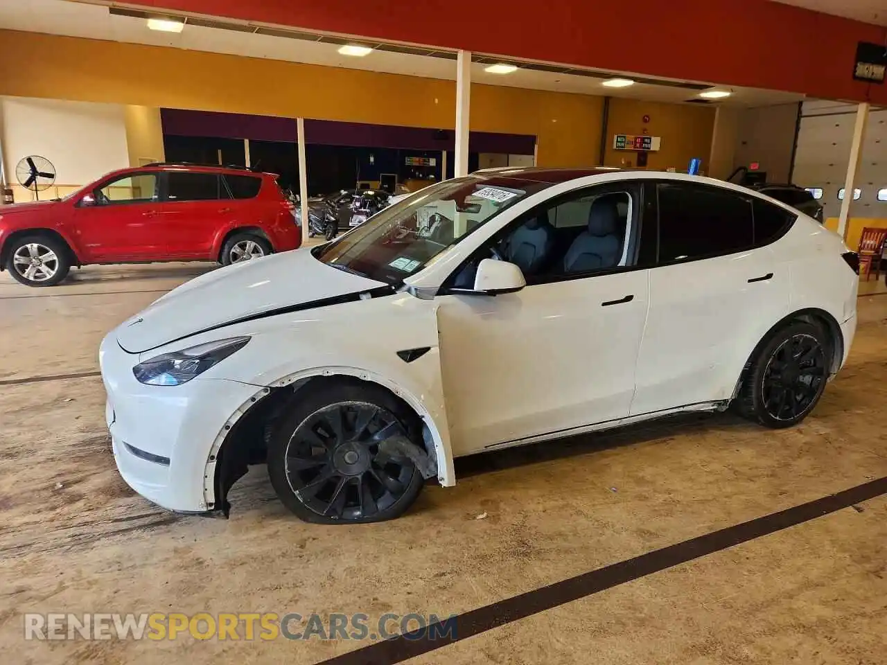 1 Фотография поврежденного автомобиля 7SAYGAEE5PF808402 TESLA MODEL Y 2023