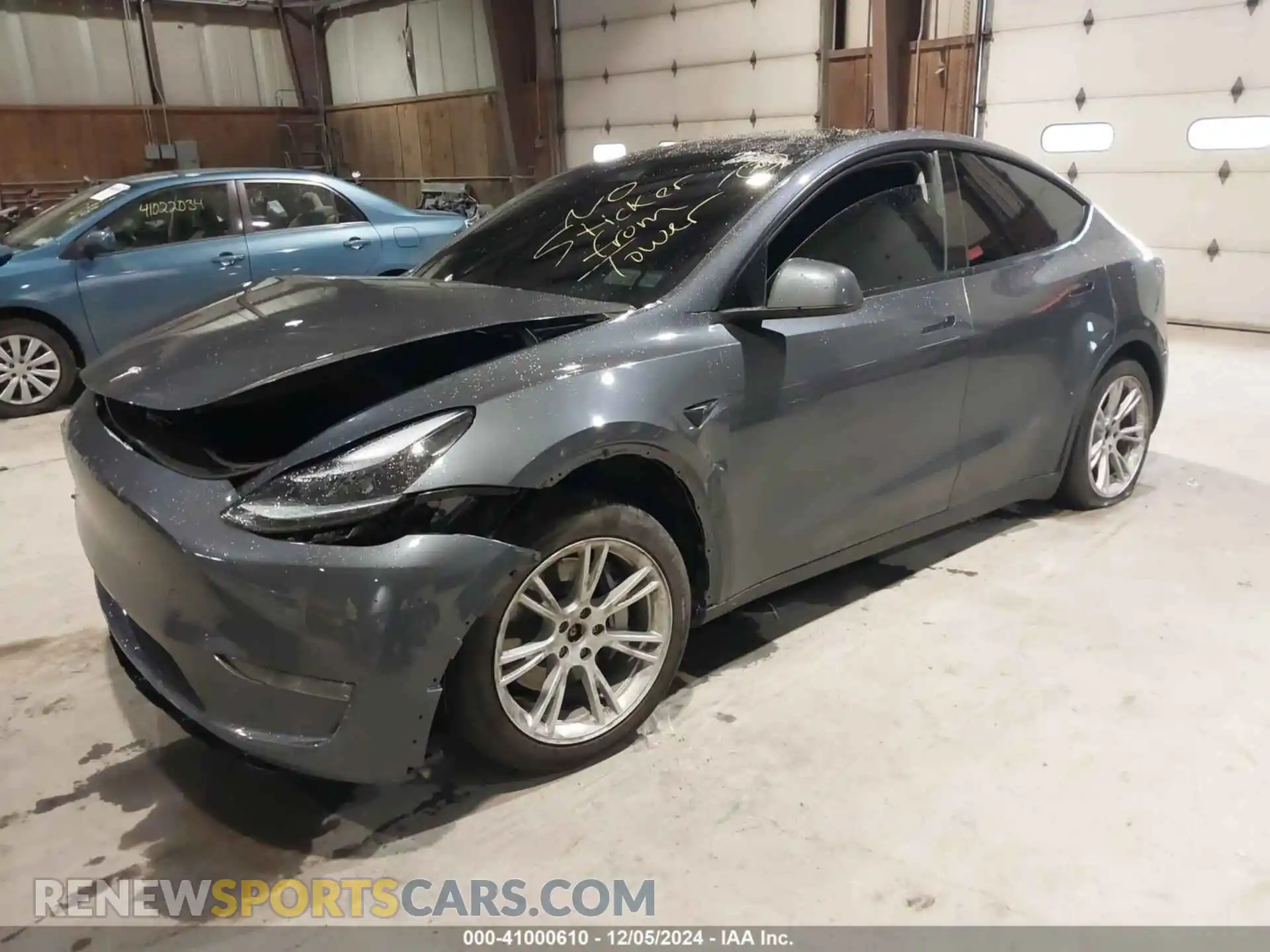 2 Photograph of a damaged car 7SAYGAEE5PF832344 TESLA MODEL Y 2023