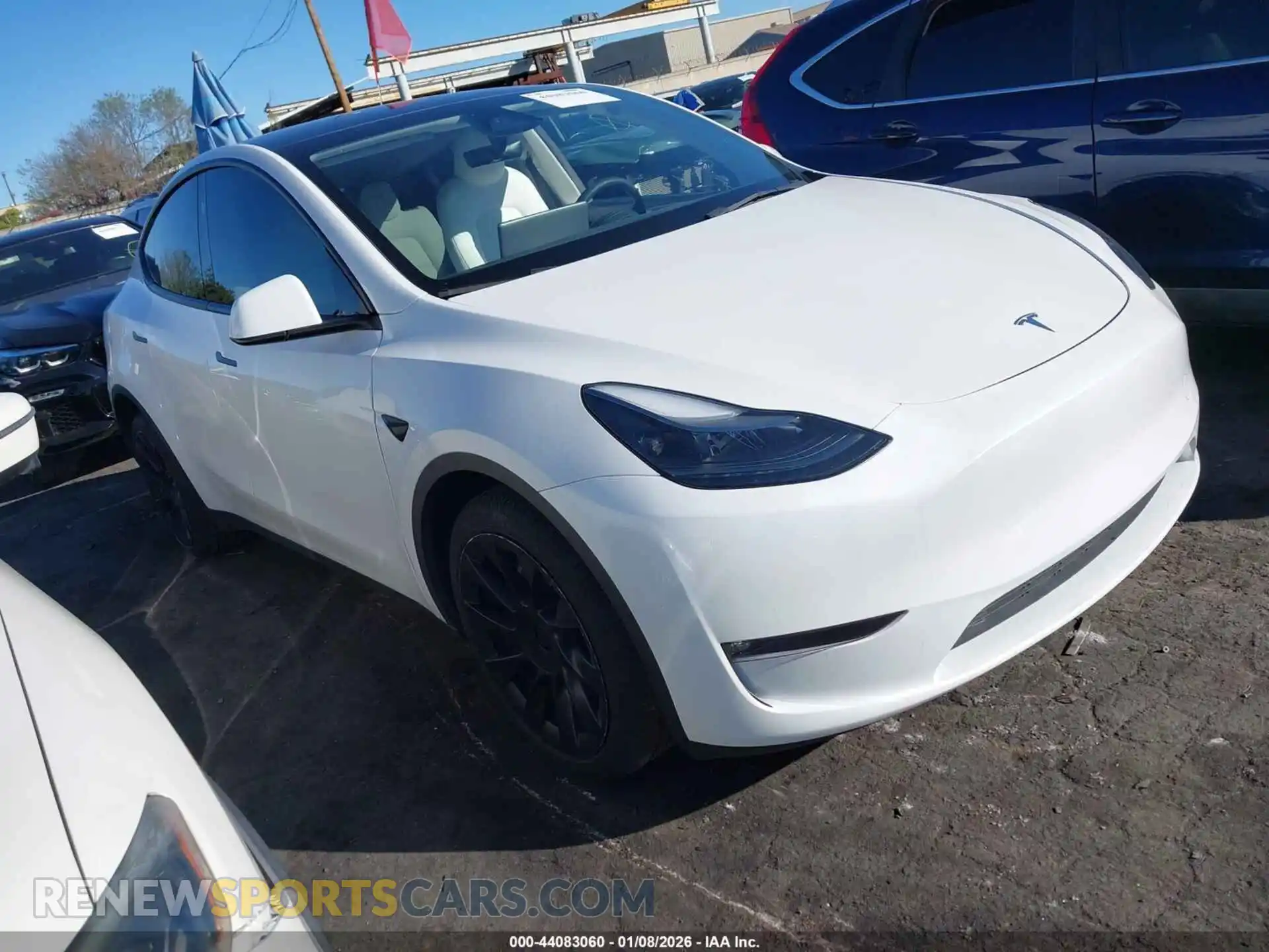 1 Photograph of a damaged car 7SAYGAEE5PF886680 TESLA MODEL Y 2023