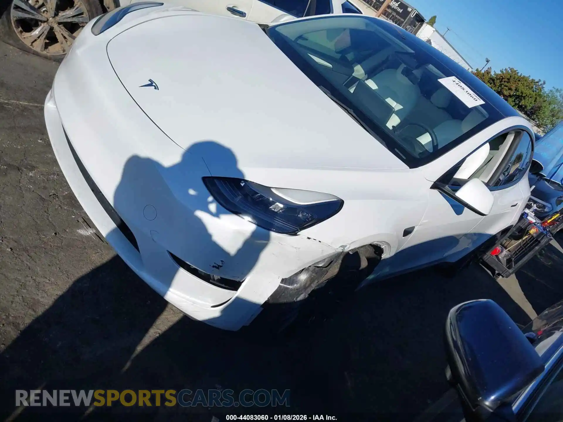 2 Photograph of a damaged car 7SAYGAEE5PF886680 TESLA MODEL Y 2023