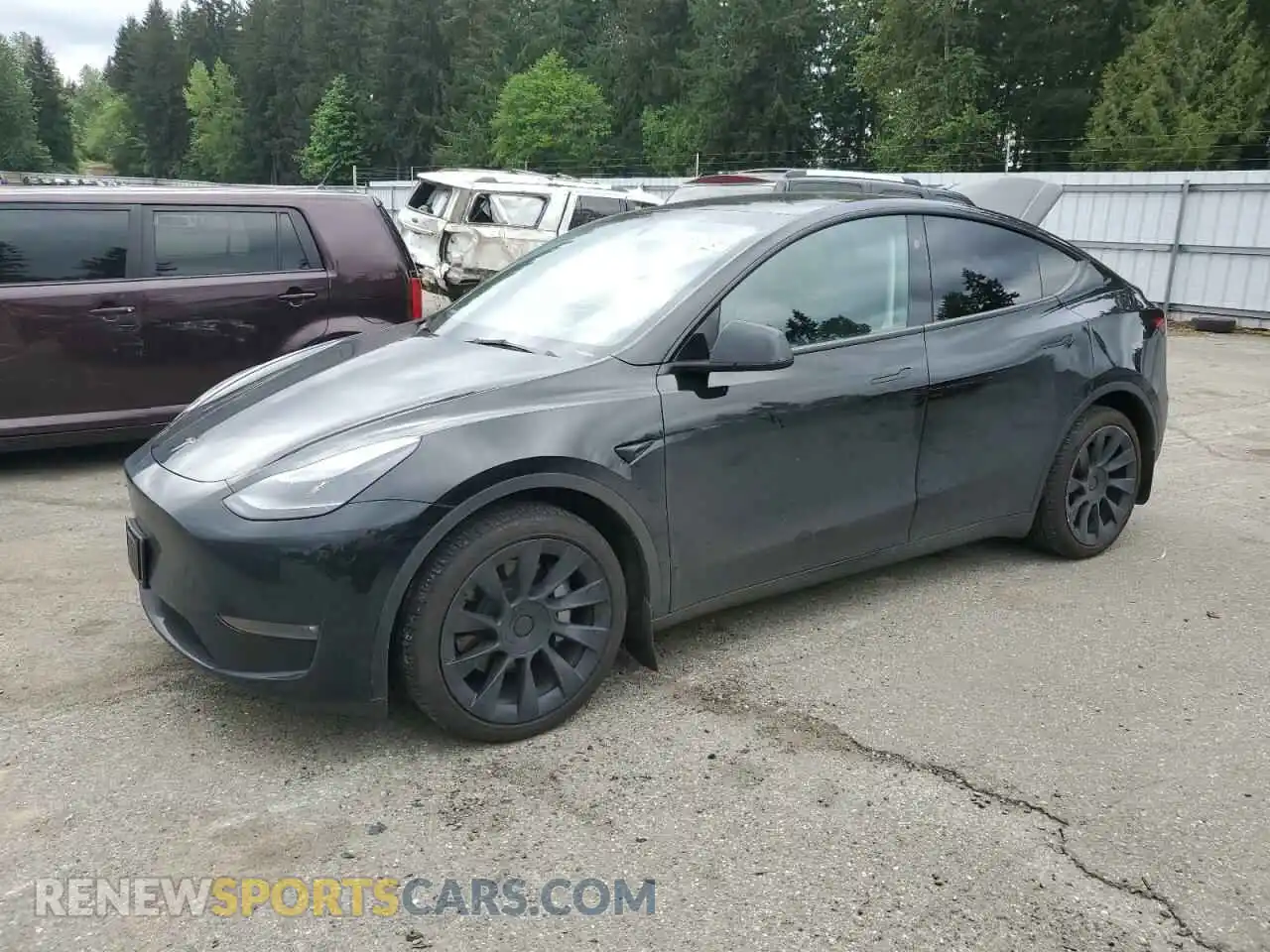 1 Photograph of a damaged car 7SAYGAEE5PF889868 TESLA MODEL Y 2023