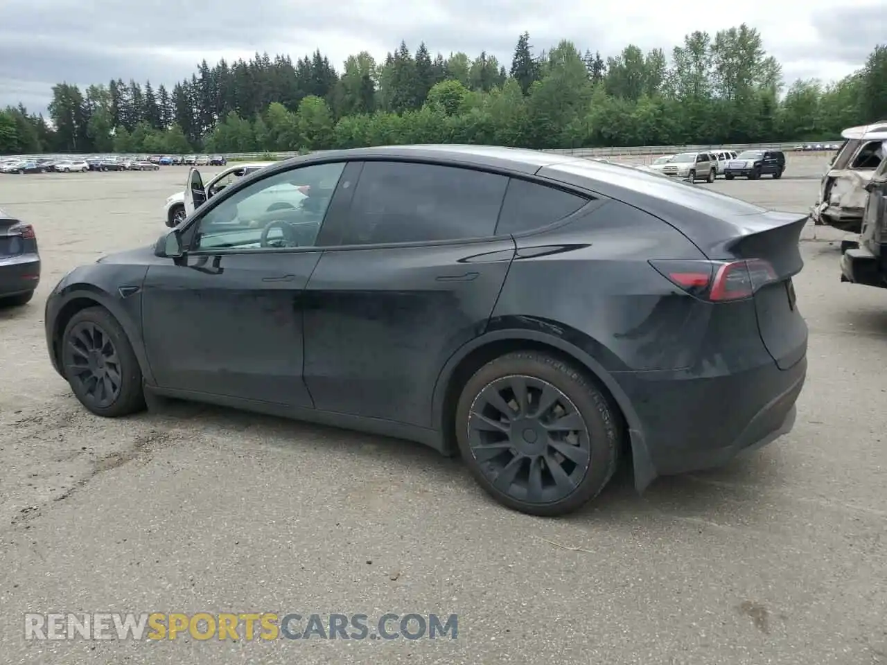 2 Photograph of a damaged car 7SAYGAEE5PF889868 TESLA MODEL Y 2023