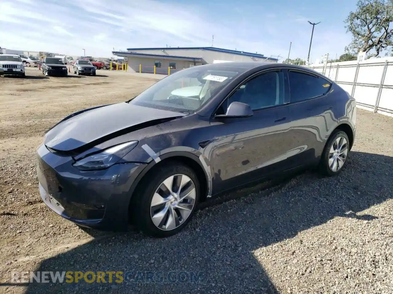 1 Photograph of a damaged car 7SAYGAEE5PF928779 TESLA MODEL Y 2023