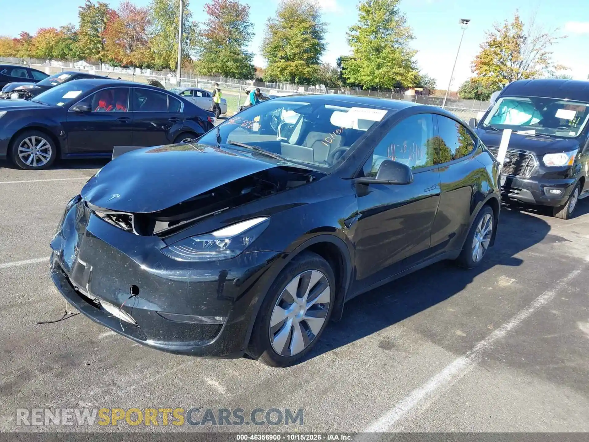 2 Фотография поврежденного автомобиля 7SAYGAEE5PF955917 TESLA MODEL Y 2023