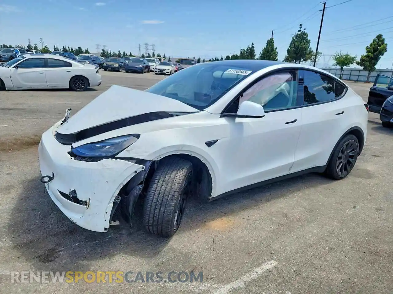 1 Photograph of a damaged car 7SAYGAEE6PF697231 TESLA MODEL Y 2023