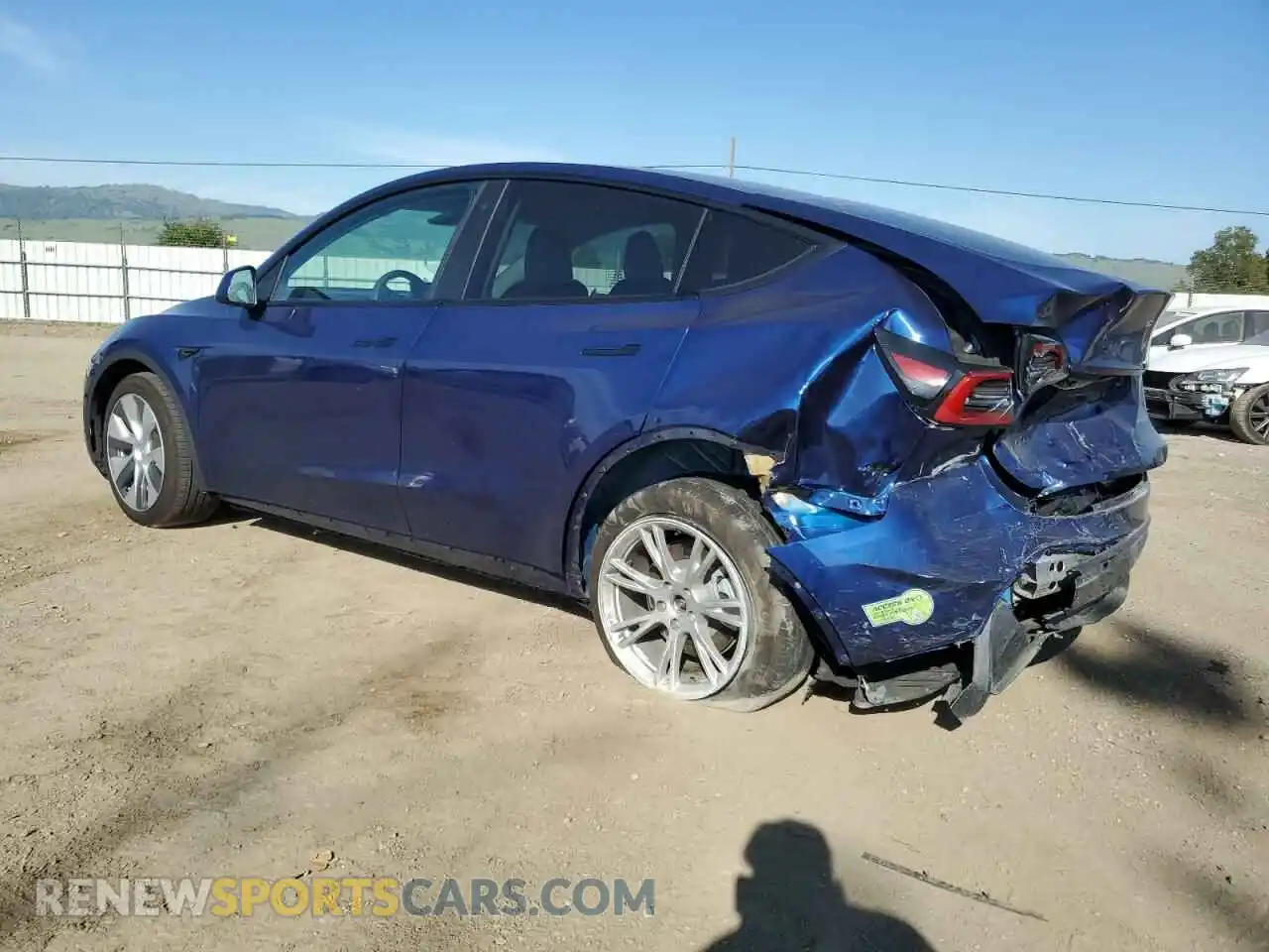 2 Photograph of a damaged car 7SAYGAEE6PF716229 TESLA MODEL Y 2023