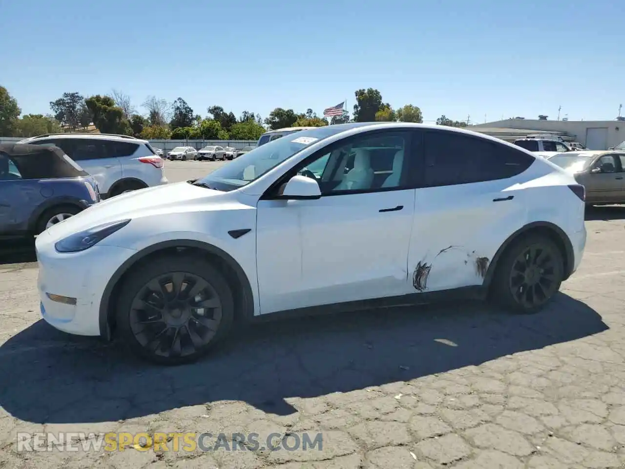 1 Photograph of a damaged car 7SAYGAEE6PF777113 TESLA MODEL Y 2023