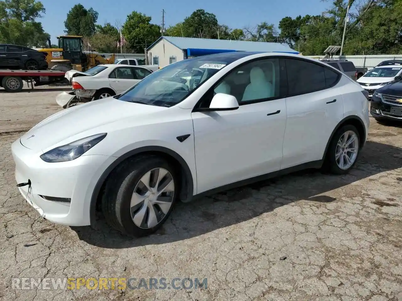 1 Photograph of a damaged car 7SAYGAEE6PF795434 TESLA MODEL Y 2023