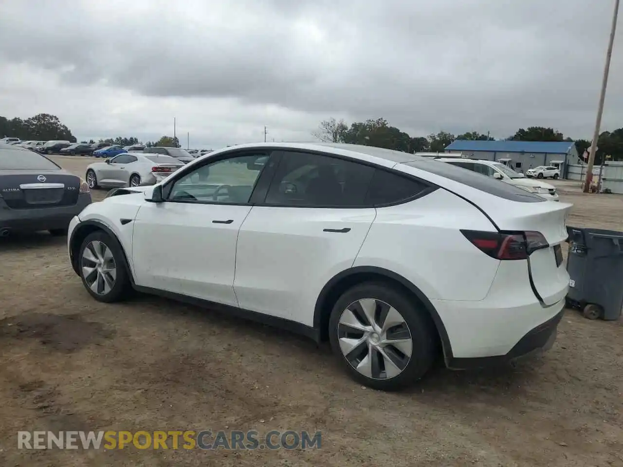 2 Photograph of a damaged car 7SAYGAEE6PF801961 TESLA MODEL Y 2023