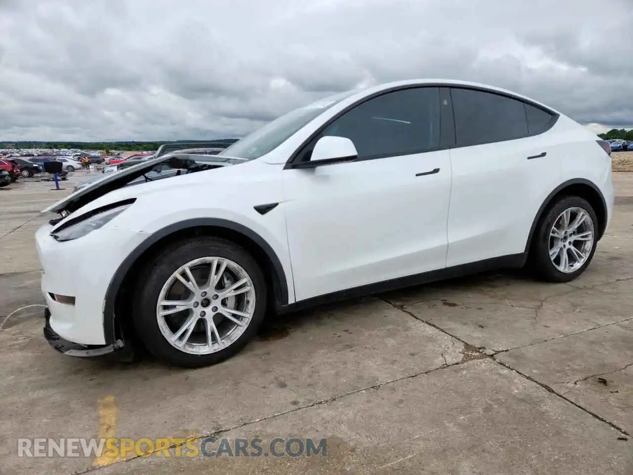 1 Photograph of a damaged car 7SAYGAEE6PF802463 TESLA MODEL Y 2023