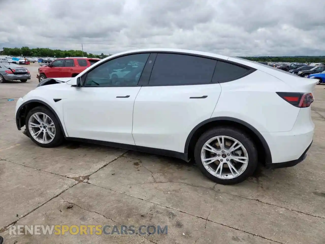 2 Photograph of a damaged car 7SAYGAEE6PF802463 TESLA MODEL Y 2023