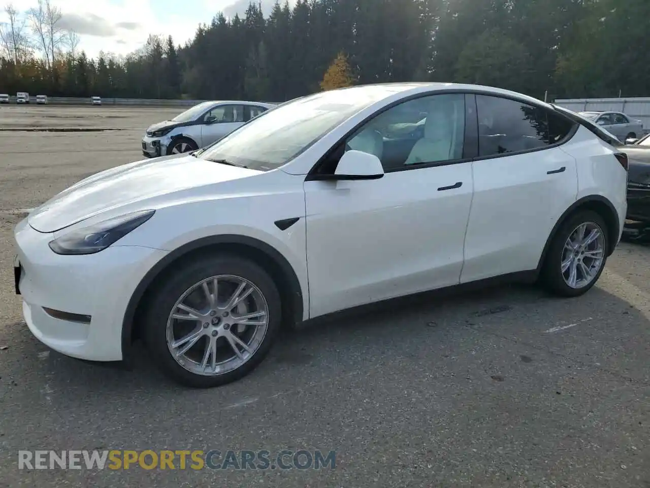 1 Фотография поврежденного автомобиля 7SAYGAEE6PF827170 TESLA MODEL Y 2023