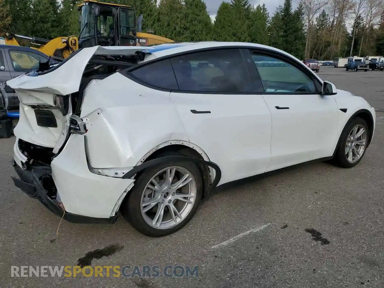 3 Фотография поврежденного автомобиля 7SAYGAEE6PF827170 TESLA MODEL Y 2023