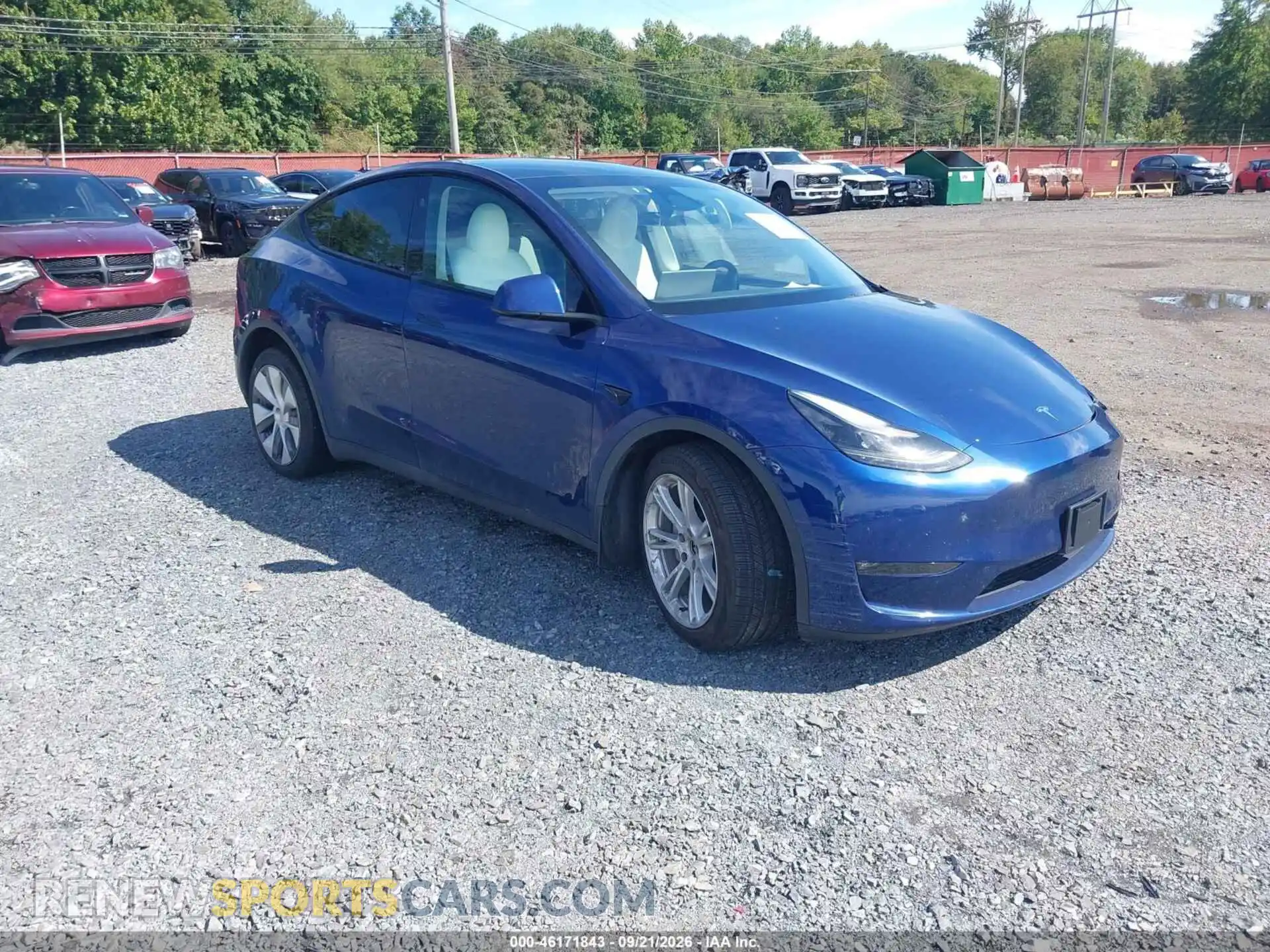 1 Photograph of a damaged car 7SAYGAEE6PF829842 TESLA MODEL Y 2023