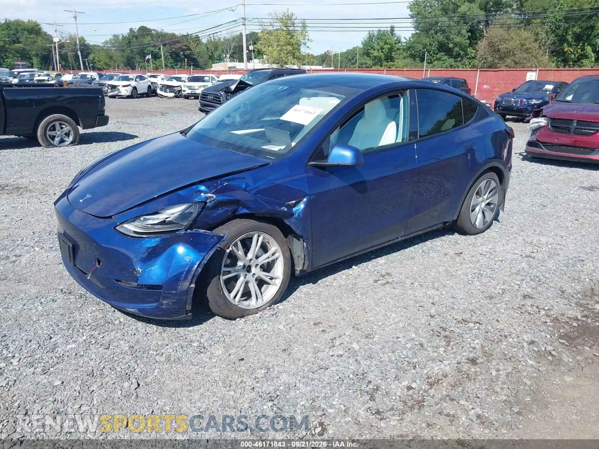 2 Photograph of a damaged car 7SAYGAEE6PF829842 TESLA MODEL Y 2023