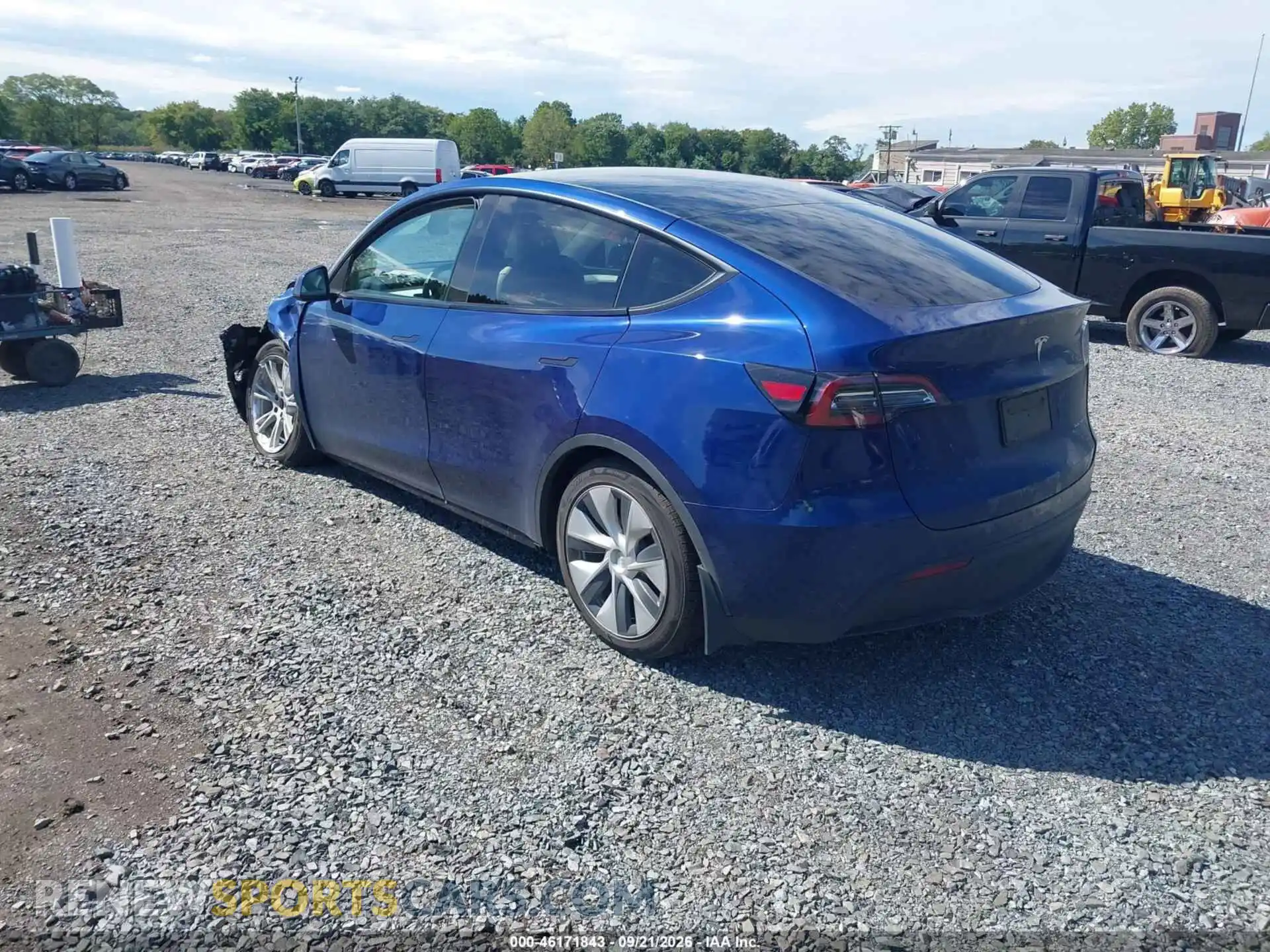 3 Photograph of a damaged car 7SAYGAEE6PF829842 TESLA MODEL Y 2023