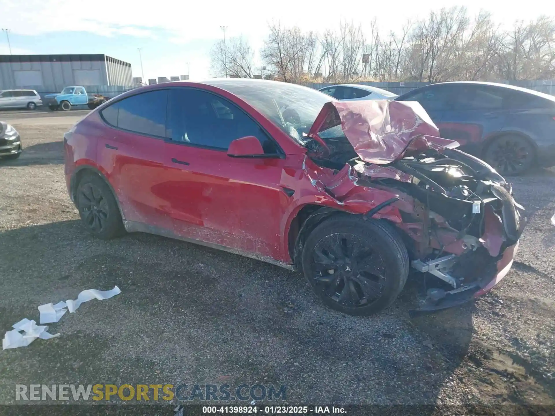 1 Photograph of a damaged car 7SAYGAEE6PF831199 TESLA MODEL Y 2023