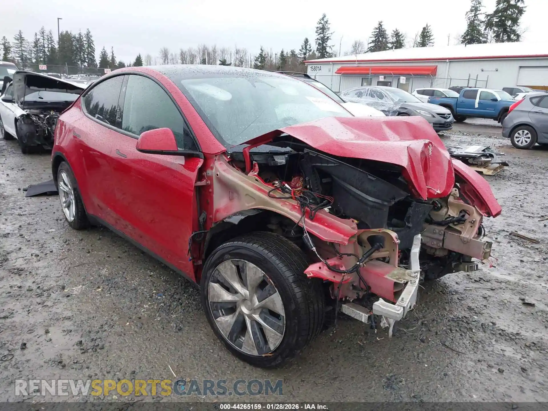 1 Photograph of a damaged car 7SAYGAEE6PF834362 TESLA MODEL Y 2023