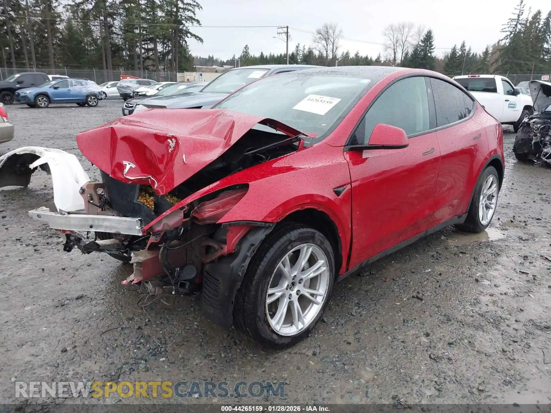 2 Photograph of a damaged car 7SAYGAEE6PF834362 TESLA MODEL Y 2023
