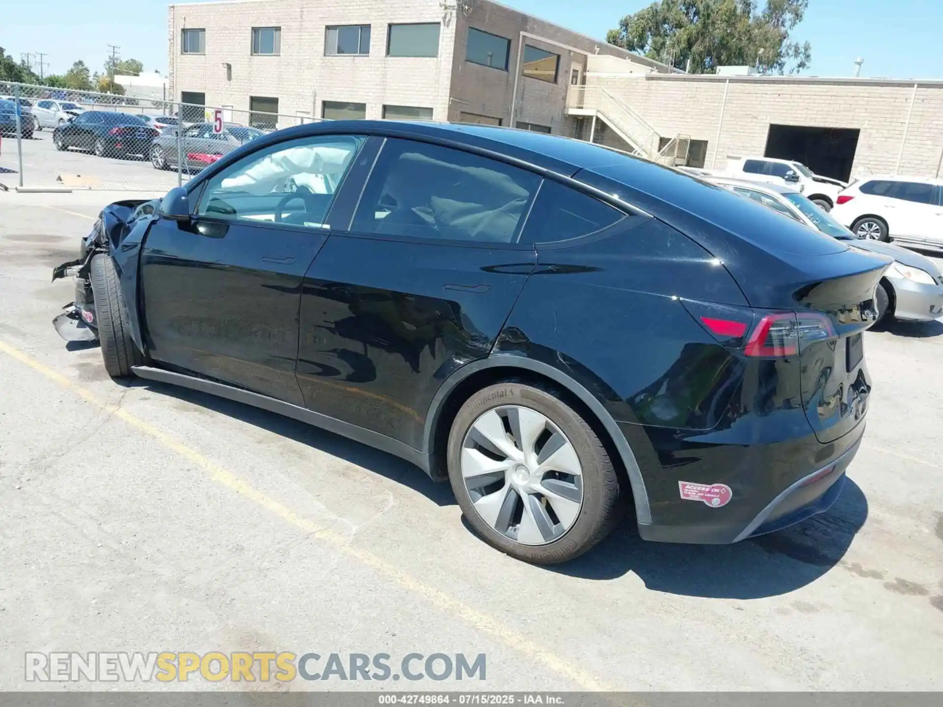 3 Photograph of a damaged car 7SAYGAEE6PF846818 TESLA MODEL Y 2023