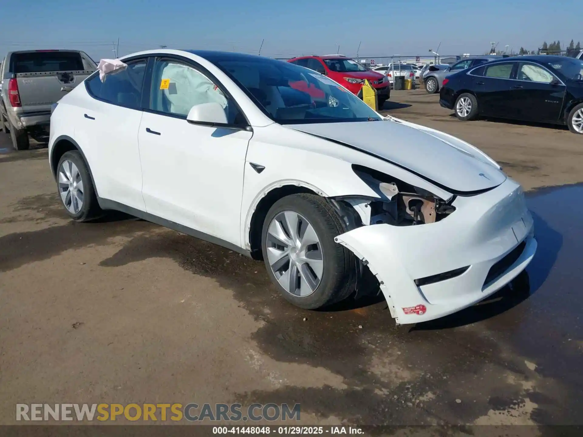 1 Photograph of a damaged car 7SAYGAEE6PF871072 TESLA MODEL Y 2023