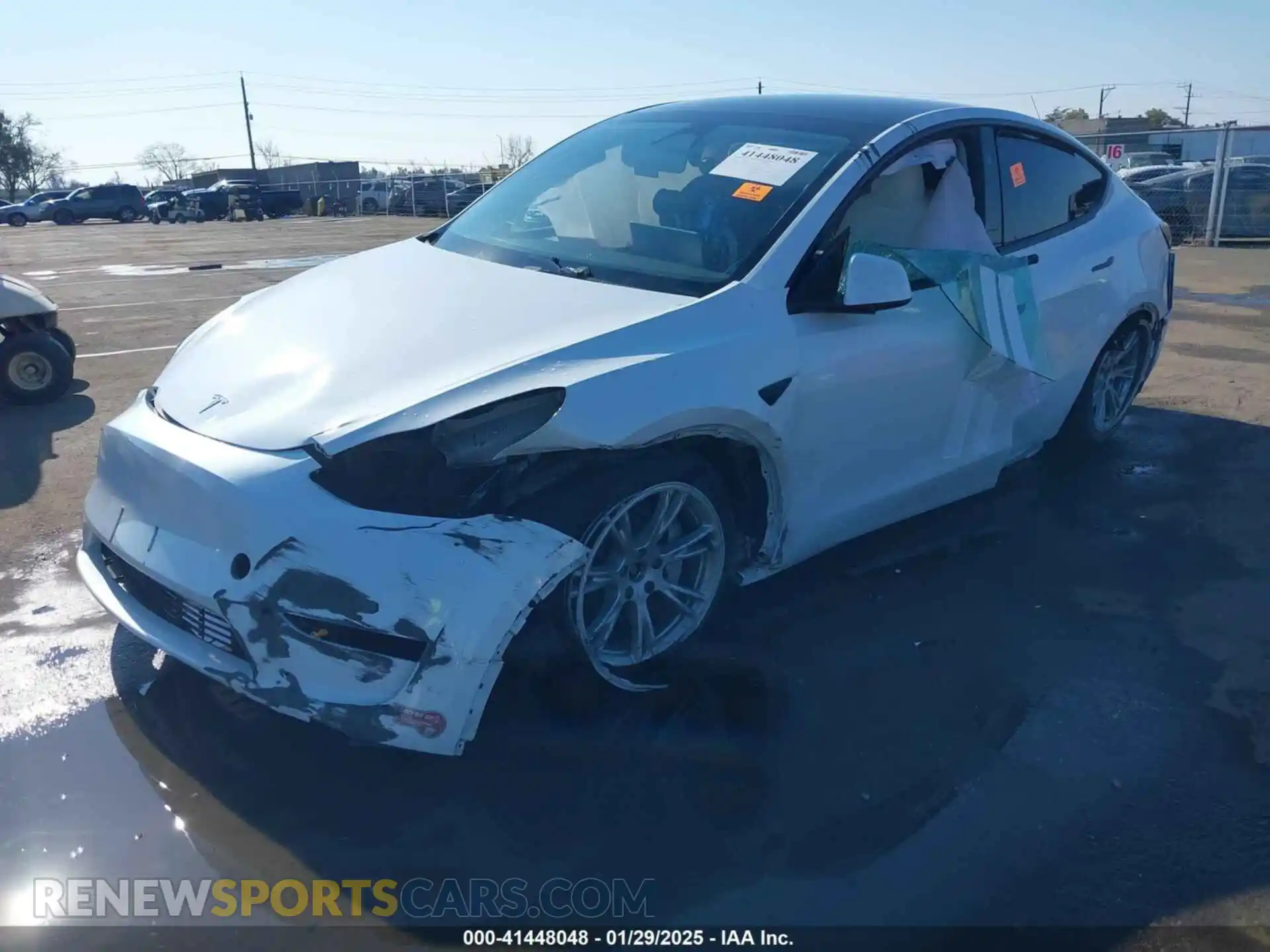 2 Photograph of a damaged car 7SAYGAEE6PF871072 TESLA MODEL Y 2023